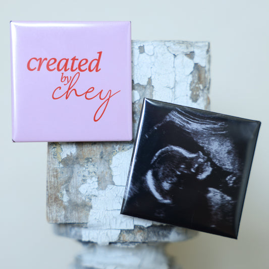 2x2 Custom Sonogram Magnet
